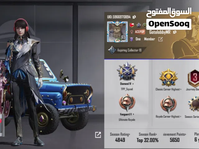 PUBG ACCOUNT FOR SALE  LEVEL 65