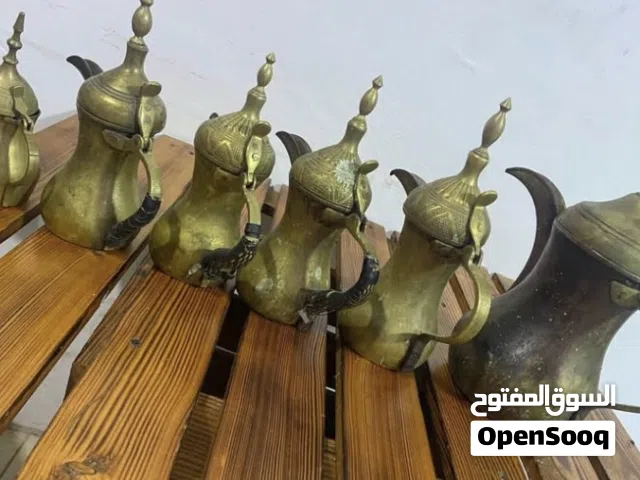 طقم دلات قهوة نحاس اصلي عدد6