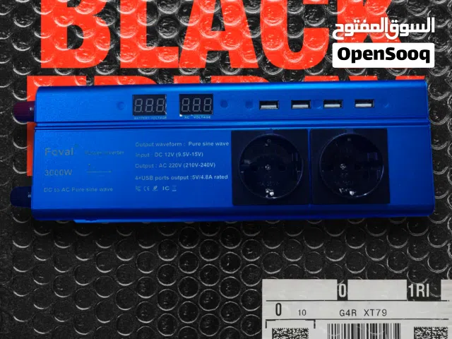 عاكسة عالية المواصفات 3000 واط من تيار مستمر إلى تيار متردد موجة جيبية نقية 12v للاجهزة الطبية 13A