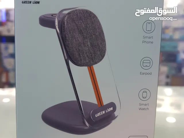 Green lion 3in1 fabric Wireless Charger