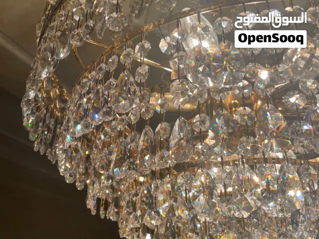 ثريات عدد 2 كرستال عصفور مصري اصلي مميز جدا بحاله جديده