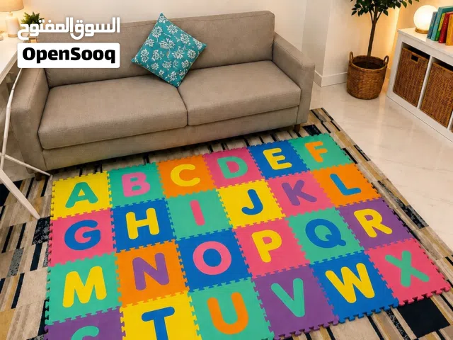 Almost New Alphabetic Puzzle Mat سجادة احرف للاطفال بحالة جديدة تقريباً للبيع بدواعي السفر