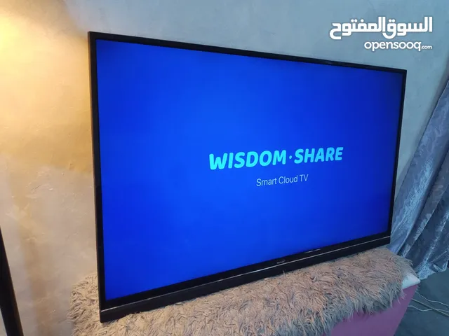 شاشة ميديا ستار ميوزك حجم 55 انش سمارت تدعم خاصية 4k بحالة ممتازة جدٱ مع الريموت الاصلي