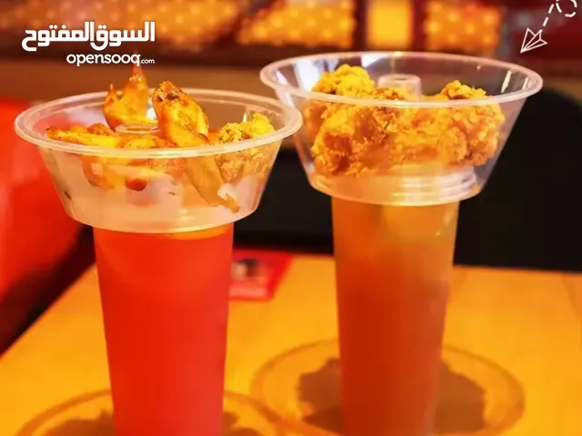 غطاء مشروبات على شكل وعاء لطعام