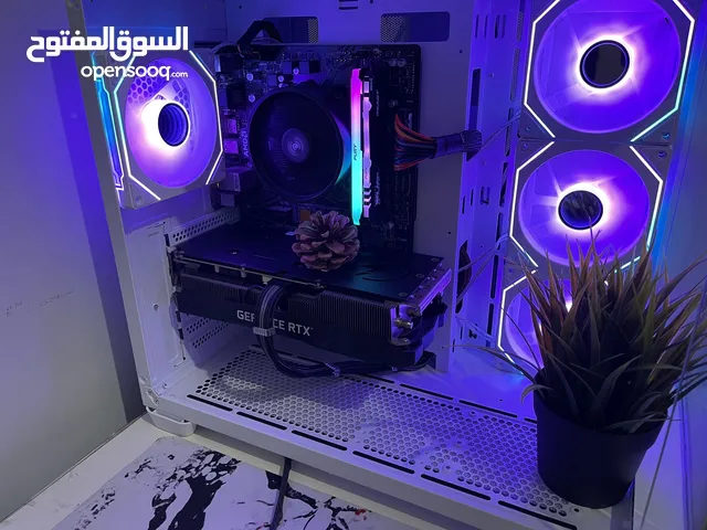 Gaming pc rtx 3070 32gb ram with monitor mousepad and keyboard