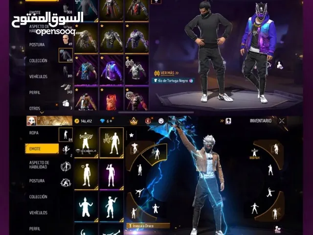 Free Fire Accounts and Characters for Sale in Irbid