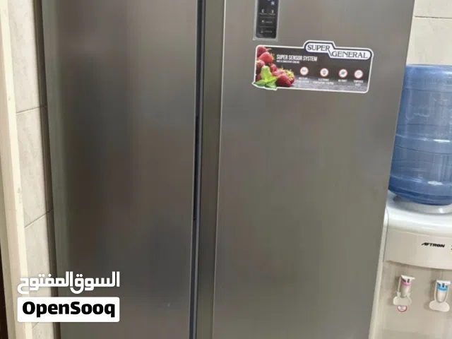 ثلاجة شبه جديدة سوبر جنرال ببابين
