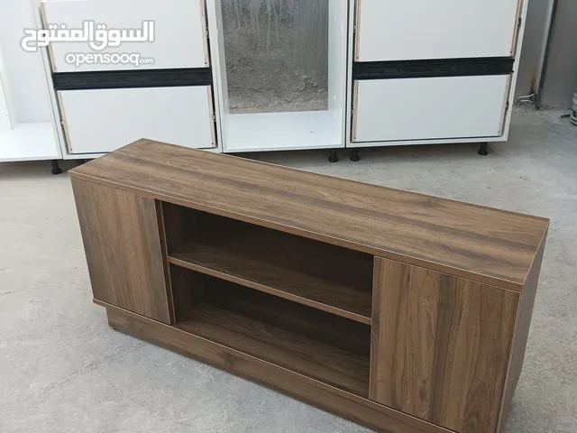 خزانة شاشة خشب لامنيت ضد الخدش والرطوبة قياس 120 درفتين ورف جديد يوجد خدمة تفصيل حسب الطلب