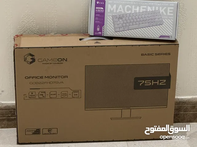 Gaming keyboard and 75hz monitor شاشه و كيبورد قيمنق