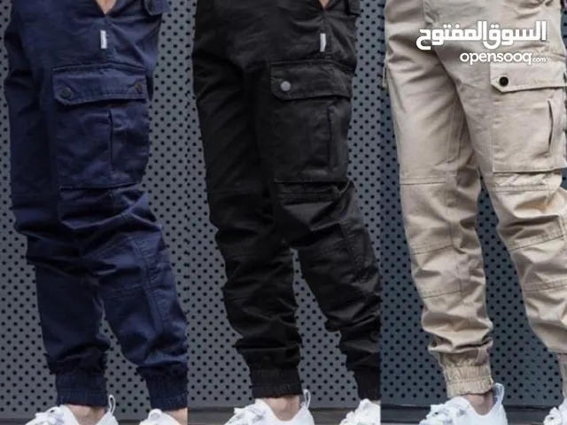 بنطلون رجالي كتان شي فخم
