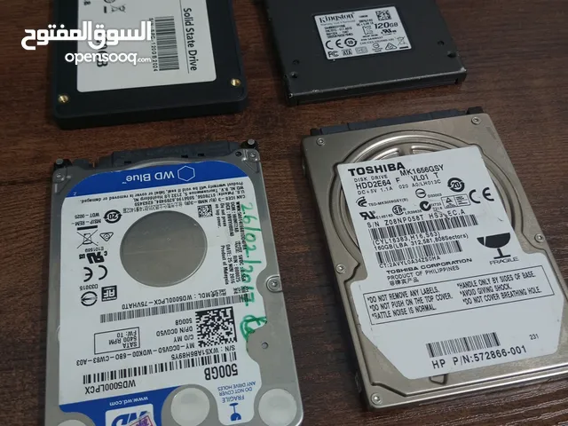 5 هاردسك مستخدمة للبيع - حفر الباطن