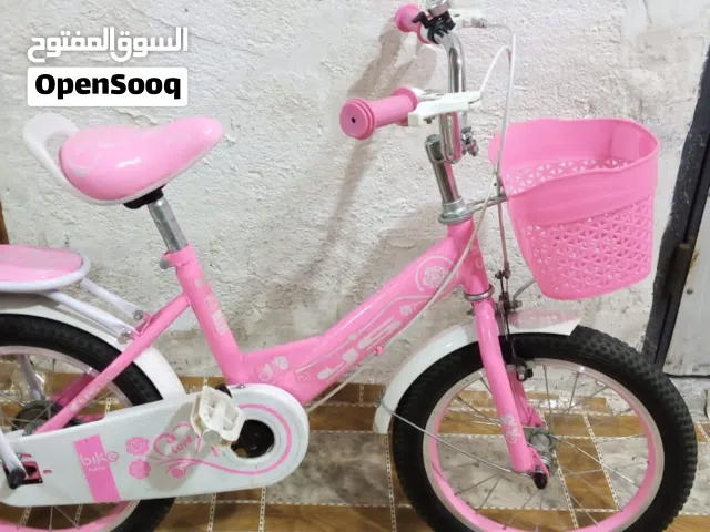 بايسكل بناتي وردي (جديد غير مستعمل)حجم 16 للبيع