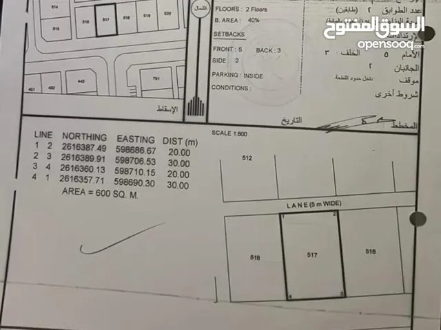 ارض سكنية مميزه، وسطية ع شارع 30 ومن الخلف سكه 5 متر تصلح ل عمل اسراحة, وبالقرب من مجموعات استراحات