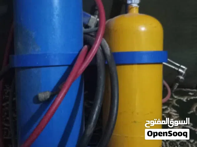 دبتين لحام اكسجين مع الراس وشنطة عدة للتكييف والتبريد
