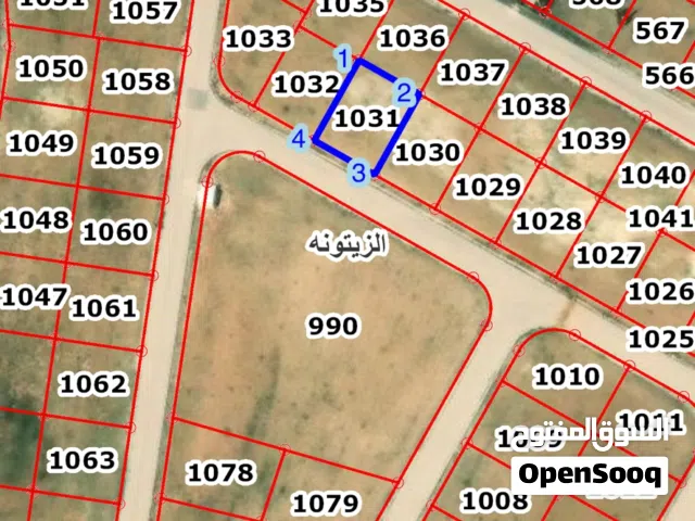 Residential Land for Sale in Amman Al-Zaytouneh