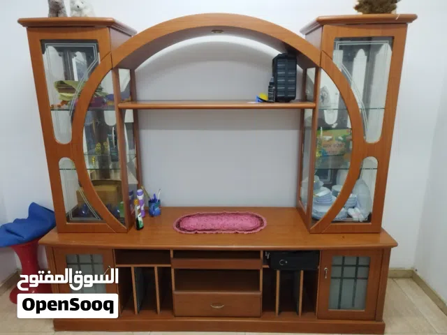 TV wall unit wooden finish