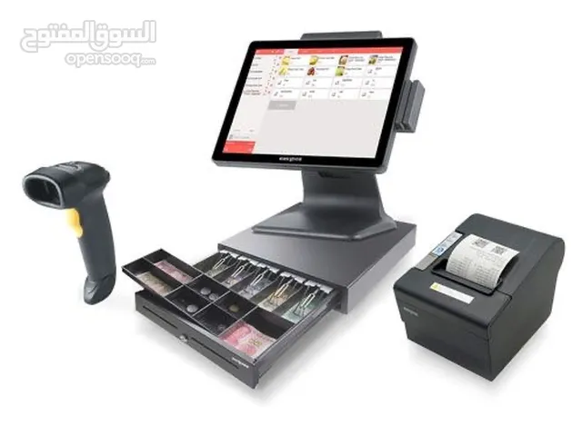 Easypos POS Machine with Receipt Printer, Cash Drawer & Barcode Scanner