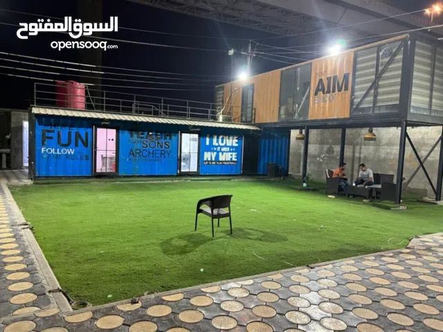 حاوية مكتبية مناسبة للسكن والعمل ( مجهزة تأسيسات كهربائية، وعازل صوفي وجبس بورد، وأرضية سيراميك )