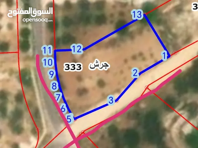 Commercial Land for Rent in Jerash Other