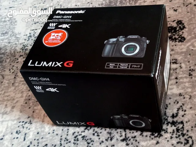 كاميرا إحترافية لوميكس Lumix GH4 مع عدسة برايم 35 ملم 1.6