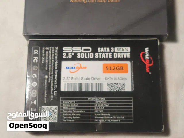 قطعتين هارد ssd 512 جديد