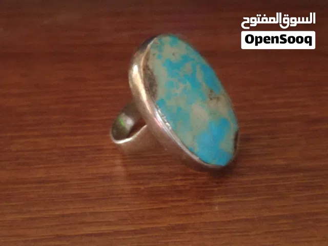 خاتم فيروز نيشابوري فضه نظيف للبيع