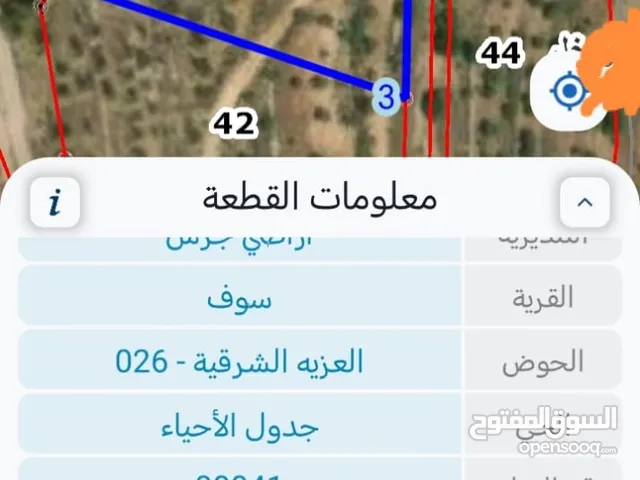 Farm Land for Sale in Jerash Soof