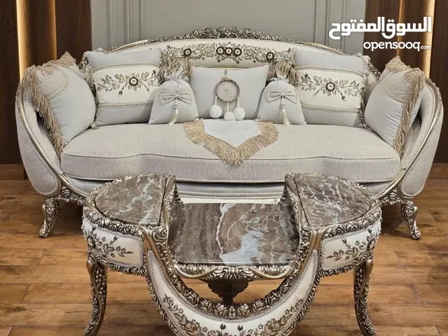 كنب صالون ملوكي دمياطي من افخم انواع الخشب الزان الأحمر