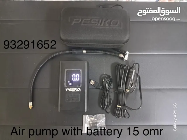 Air pump with lithium battery