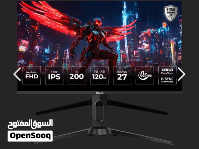 شاشة ديفو 27” جديده ضمان 5 سنوات