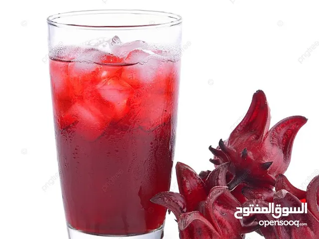 عصير كركدى منعش وصحى