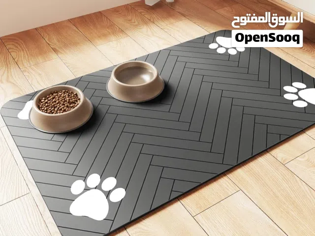 بساط ماص للماء للكلاب والقطط مفرش للأكل والشراب