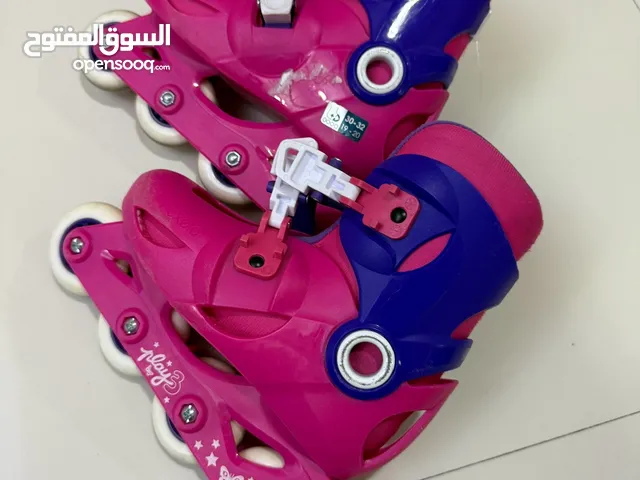 Skates from decathalon pink color