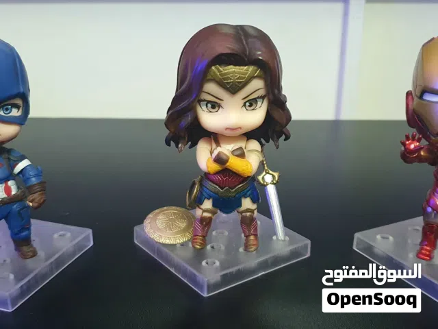 مجسم كابتن امريكا+ايرون مان+ وندرومن