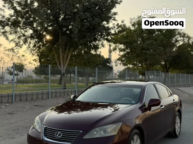 لكزس ES 350 موديل 2007 لون أحمر، سيارة مستعملة مرخصة ومجهزة بكامل المواصفات الخليجية