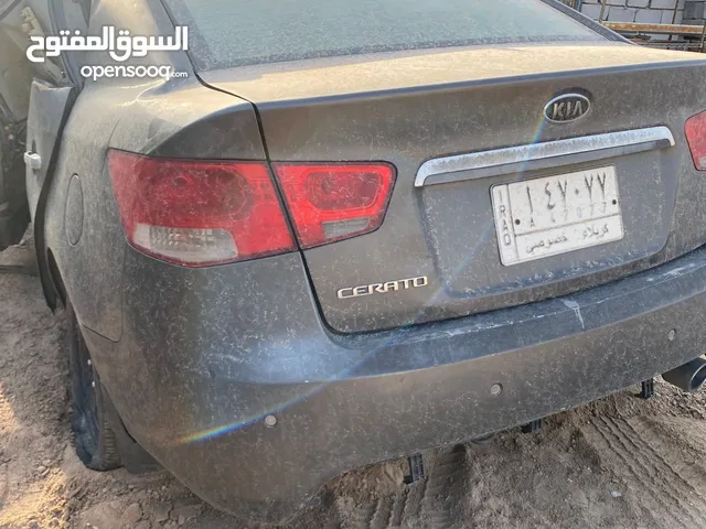 كيا سيراتو مديل 13 تعرضت الى حادث السعر 45 وبيه
