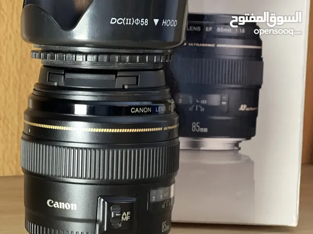 عدسة 85mm f1.8 canon ولا خدش في حاله جيدة جذًا لممتازة