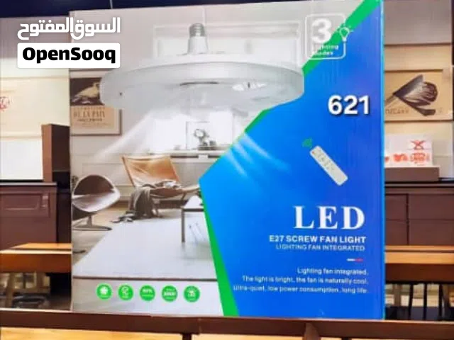 مروحة سقف ذكية مع إضاءة LED متعددة الألوان  اجمع بين التبريد والأجواء المضيئة في جهاز واحد عصري و