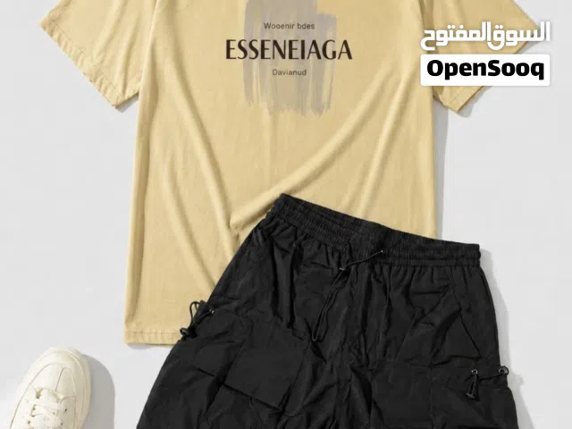 تراك كامل شورت مع تيشرت
