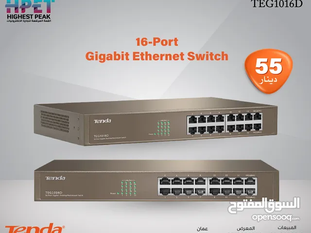 محول جيجابايت Tenda TEG1016D Gigabit Ethernet Switch 16 port