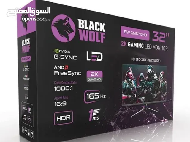 شاشه black wolf 32. 2k 165hz 1ms ips