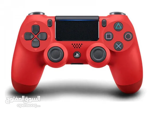 يده بلي ستيشن4 لون أحمر