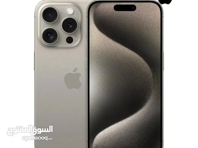 iPhone 15 Pro 256 GB . Natural Titanium Color Arabic English Varsion  Ooredoo Telecom  Warranty