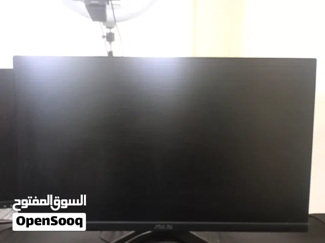 شاشه 23.8 asus مستعمله شبه جديد ولا شخط ما شاء الله 180 هرتز