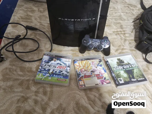 ps3 fat مستعملة  + Monet original + 3 CD