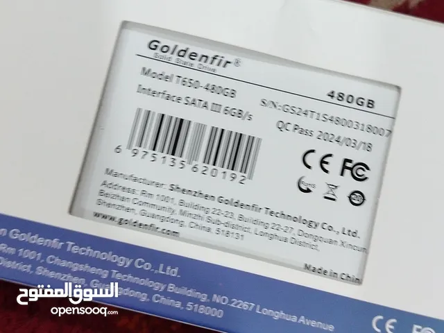 Ssd هاردسك 480 قيقا فقط ب 130 ريال