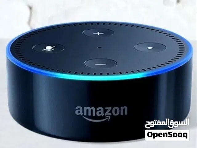 جهاز Alexa Amazon للبيع بحالة ممتازة  شغال 100% بدون أي مشاكل نظيف جدًا والاستخدام خفيف