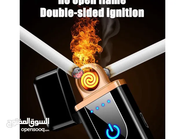 قداحات ستانلس شحن كهربائيه مع ال USB بصندوق انيق