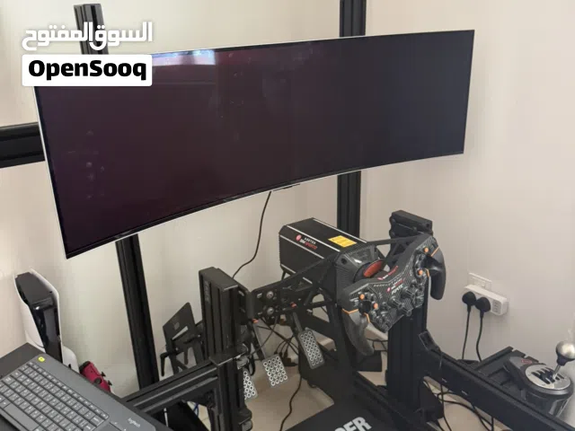 Aluminium rig - asetek wheel base - g9 oled