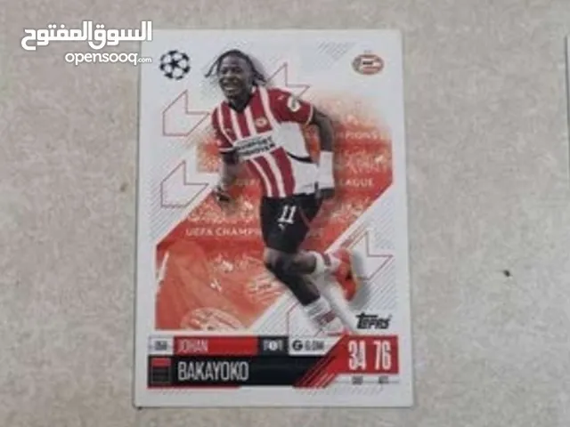 بطاقات match attax أصلية بجودة عالية مستعمل لمدة يومين فقط